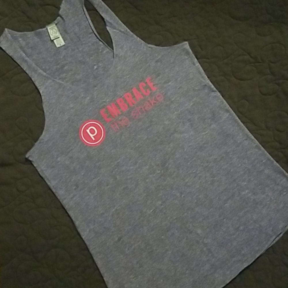 Dark gray Pure Barre tank